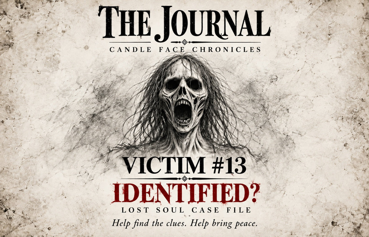 Candle Face Chronicles: The Journal — Victim #13 “Identified?” lost soul case file.