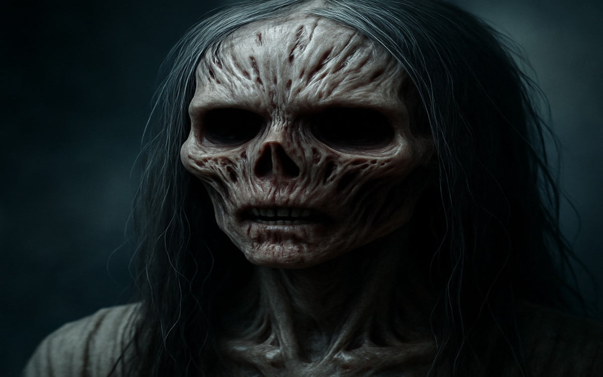 Candle Face, a charred skeletal figure from Candle Face Chronicles, the main threat at the heart of the series.
