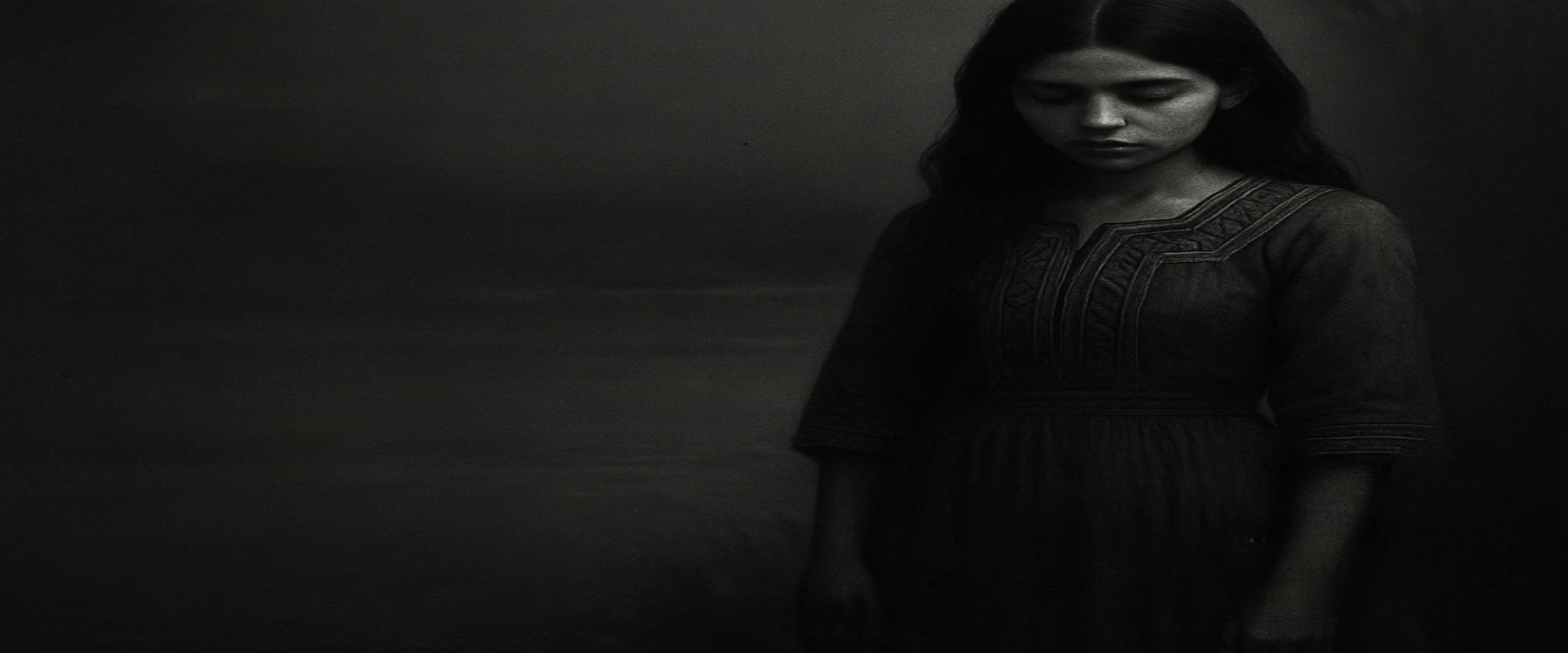 Isabel: The Forgotten Daughter of La Llorona, shown in a dark, somber portrait.