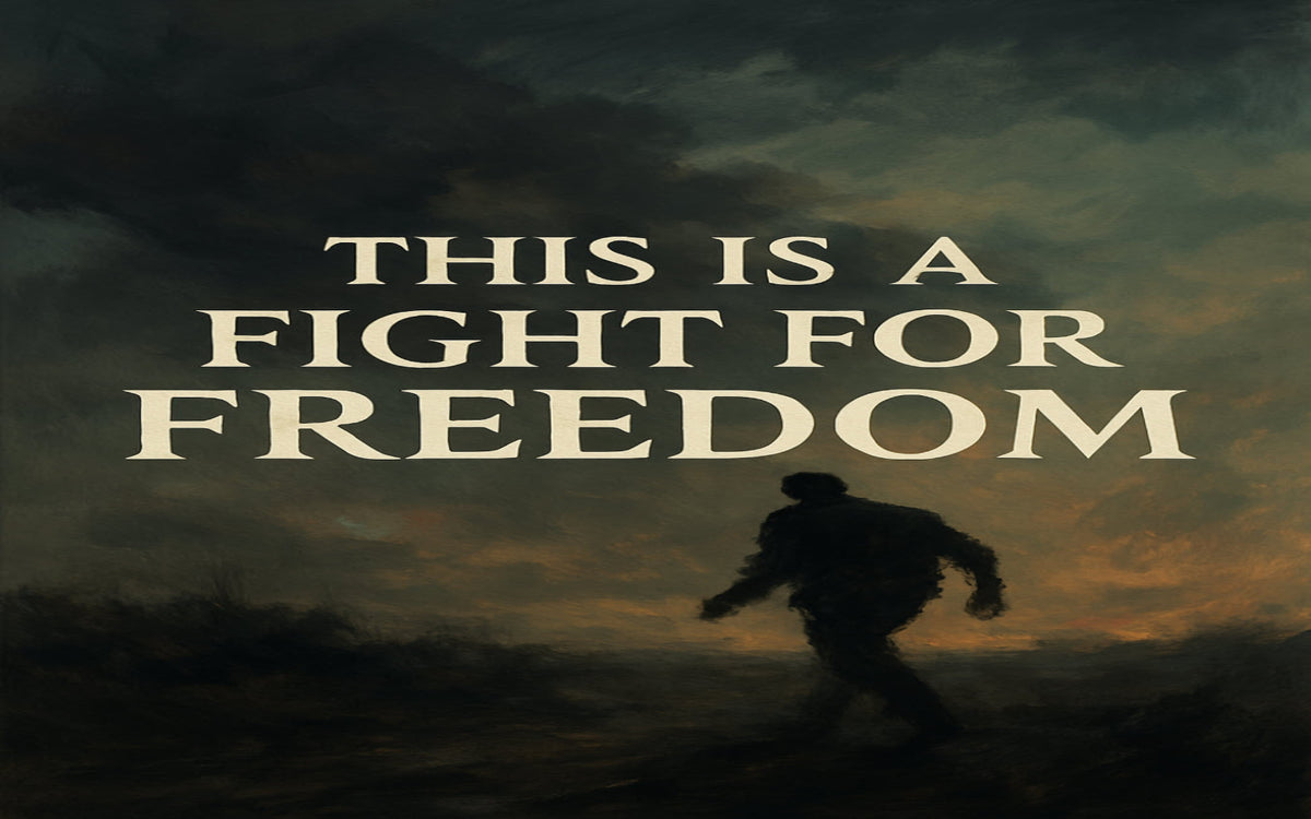Silhouetted figure in a smoky landscape, symbolizing a Fugitive soul escaping Candle Face’s lair for freedom.